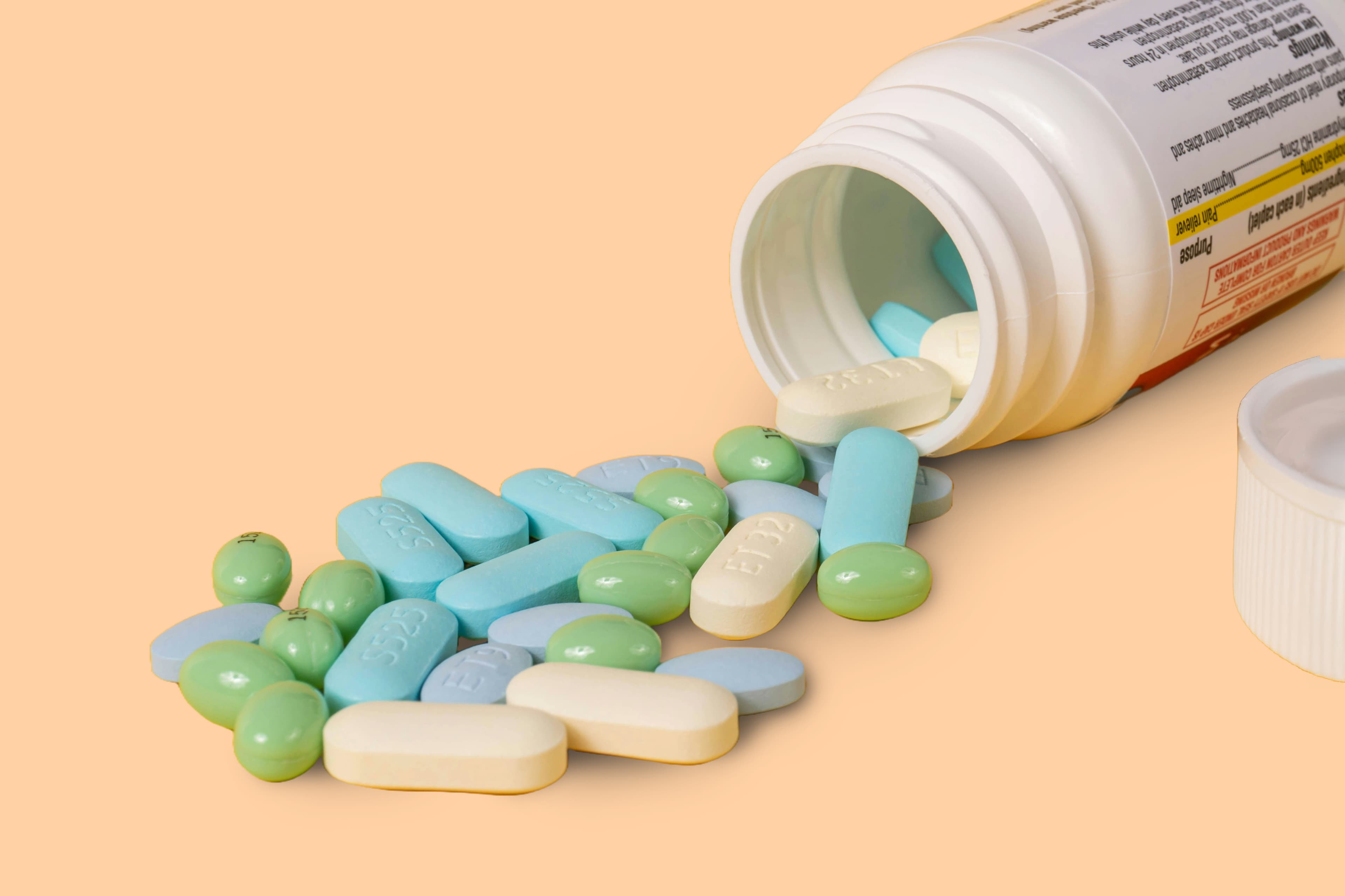 Pills spilling